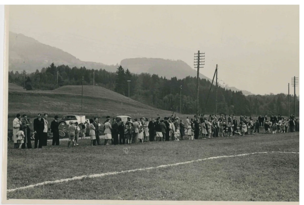 Archivaufnahme von einem Spiel des FC Hinwil (undatiert).